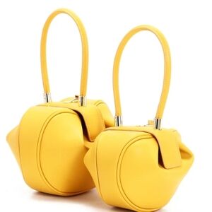 Elegant Yellow Women's Handbag